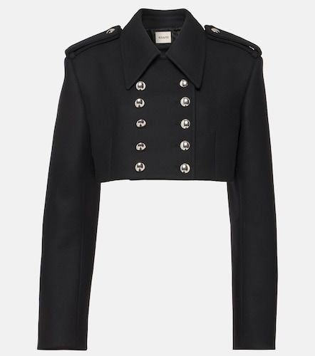 Giacca Leara in misto lana cropped - Khaite - Modalova