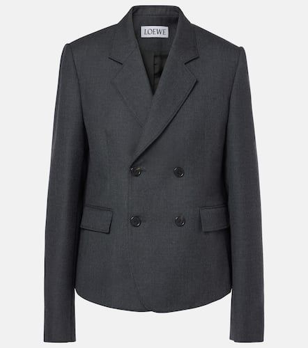 Loewe Cropped wool blazer - Loewe - Modalova