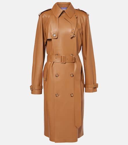 Niles leather trench coat - Ralph Lauren Collection - Modalova