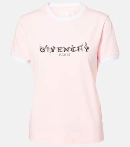 Ringer cotton-blend jersey T-shirt - Givenchy - Modalova