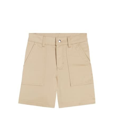 Cotton-blend twill shorts - Moncler Enfant - Modalova