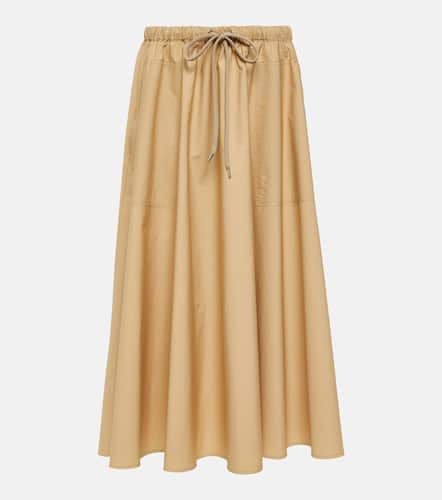 Moncler Logo cotton midi skirt - Moncler - Modalova