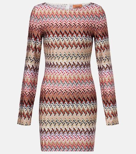 Abito corto a zig zag con lamé - Missoni - Modalova