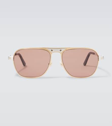 Santos De Cartier rectangular sunglasses - Cartier Eyewear Collection - Modalova