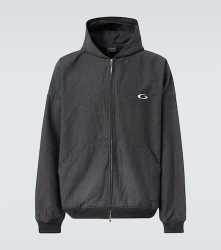 Sudadera de denim con capucha - Balenciaga - Modalova