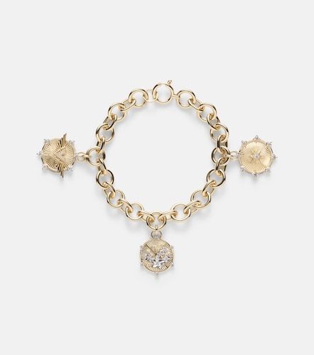 Bracciale con pendente Resilience Blossoms in 18kt con diamanti - FoundRae - Modalova