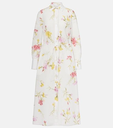 Vestido camisero de sirsaca de algodón - Erdem - Modalova