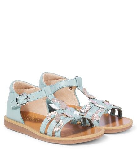 Sandalias Poppy de piel con apliques - Pom d'Api - Modalova