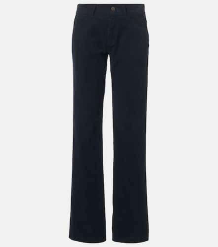 Pantaloni slim Carlyl in velluto di cotone a coste - The Row - Modalova