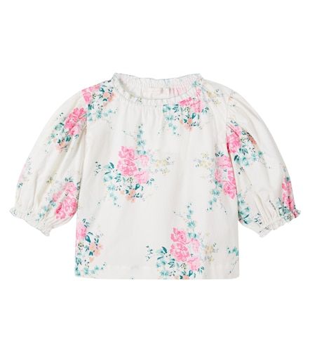 Top de algodón floral - C'era Una Volta - Modalova