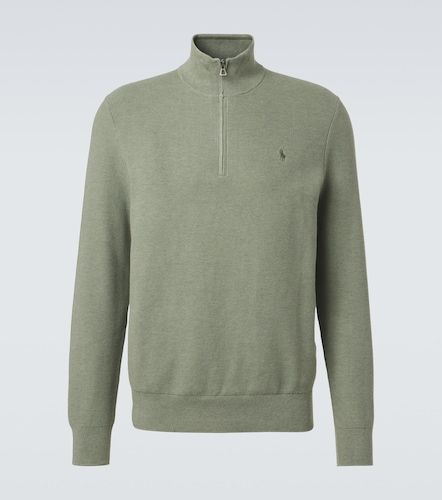Pullover in cotone con zip - Polo Ralph Lauren - Modalova