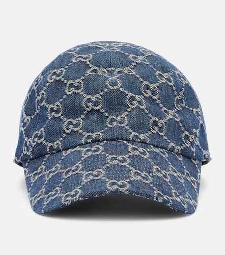Gucci Gorra de denim con GG - Gucci - Modalova