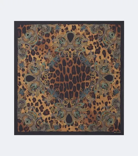 Pañuelo de seda estampado con paisley - Etro - Modalova