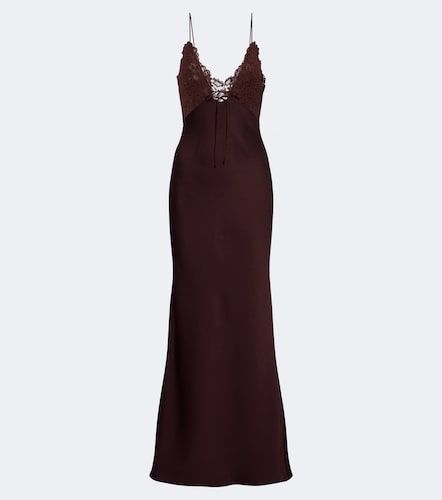 Robe Maeve aus Satin mit Spitze - De La Vali - Modalova