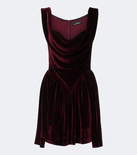 Vestido corto Sunday de terciopelo - Vivienne Westwood - Modalova
