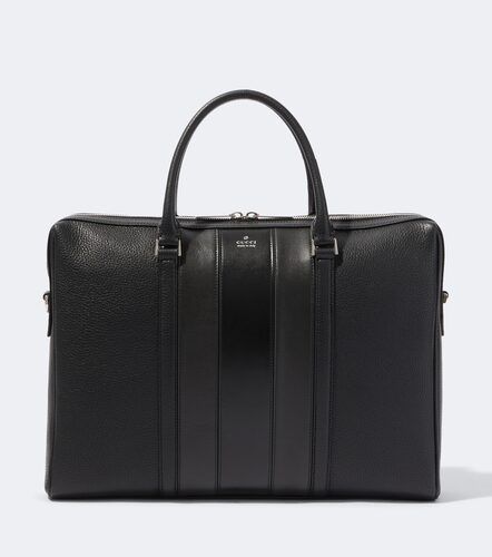 Aktentasche Web Trademark Medium aus Leder - Gucci - Modalova