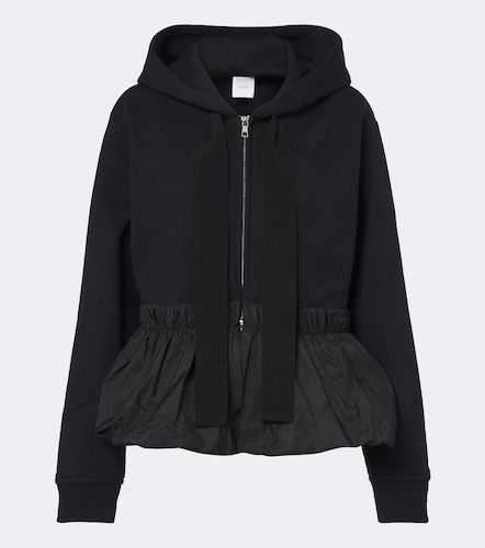 Sudadera con capucha de algodón con peplum - Patou - Modalova