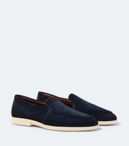 Santoni Loafers aus Veloursleder - Santoni - Modalova