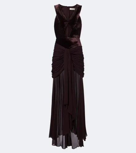 Valiant cutout draped velvet gown - Zimmermann - Modalova