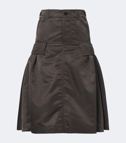 Sacai Falda midi de sarga - Sacai - Modalova