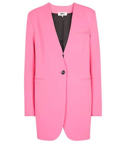 Blazer de botonadura simple - MM6 Maison Margiela - Modalova