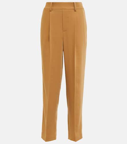 Mid-rise pleated straight pants - Vince - Modalova