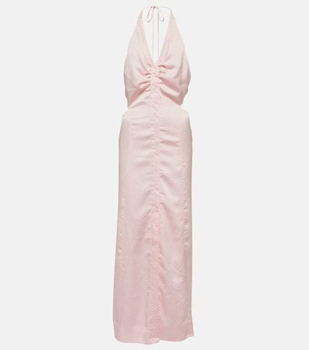 Ganni Gingham halterneck maxi dress - Ganni - Modalova