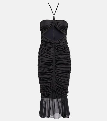 Abito midi in jersey con ruches - Blumarine - Modalova