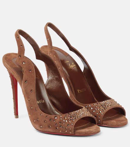 Nudes Degrachick suede sandals - Christian Louboutin - Modalova