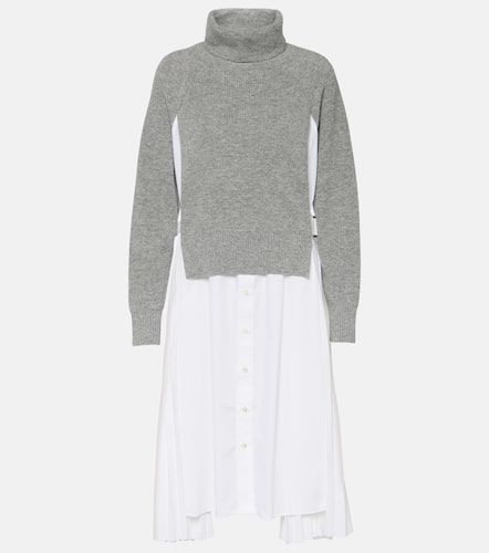 Sacai Turtleneck midi dress - Sacai - Modalova