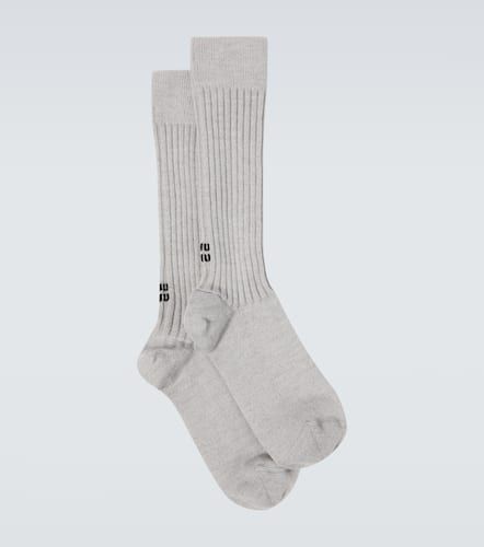 Socken aus einem Wollgemisch - Miu Miu - Modalova