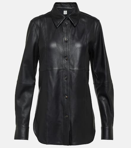 Toteme Leather overshirt - Toteme - Modalova