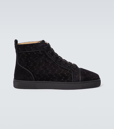 Louis suede high-top sneakers - Christian Louboutin - Modalova