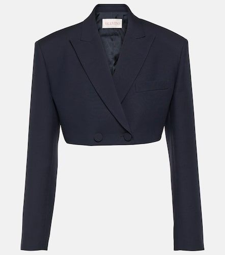 Giacca Crepe Couture cropped blazer - Valentino Garavani - Modalova