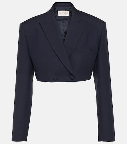 Giacca CrÃªpe Couture cropped blazer - Valentino - Modalova