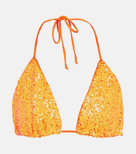 Sequin-embellished bikini top - Norma Kamali - Modalova