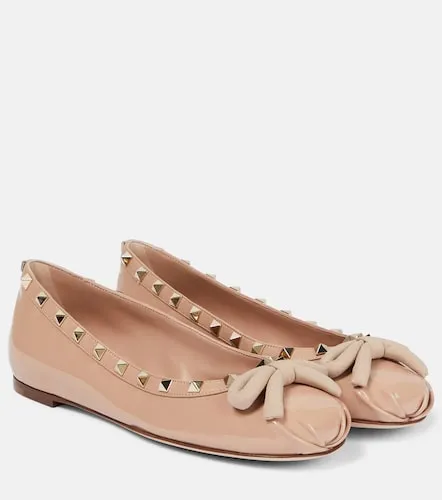 Bailarinas Rockstud de charol - Valentino Garavani - Modalova