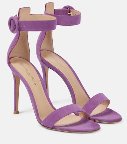 Portofino 105 suede sandals - Gianvito Rossi - Modalova