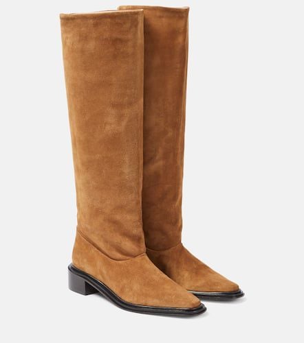 Bertran suede knee-high boots - Souliers Martinez - Modalova