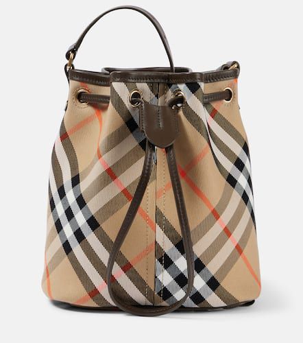 Bolso saco Check en jacquard - Burberry - Modalova