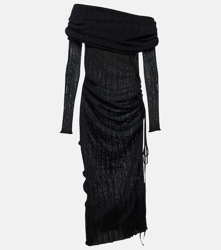 AlaÃ¯a Draped off-shoulder maxi dress - Alaia - Modalova