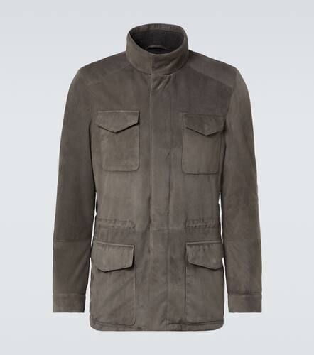 Thom Sweeney Suede field jacket - Thom Sweeney - Modalova