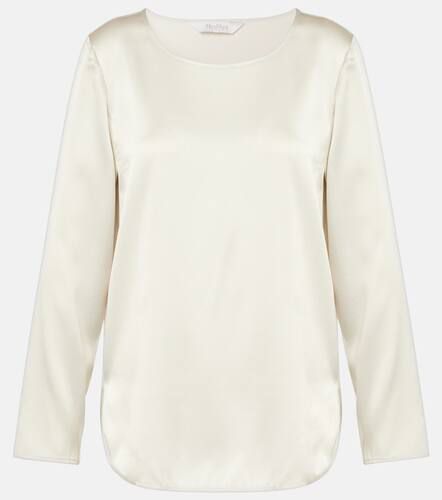 Moldava silk-blend satin top - Max Mara - Modalova