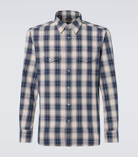 Tom Ford Plaid cotton shirt - Tom Ford - Modalova