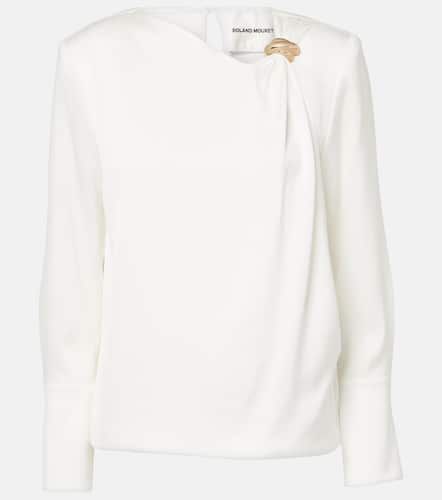 Roland Mouret Satin crÃªpe top - Roland Mouret - Modalova