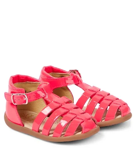 Bebé - sandalias Stand-Up Strap de charol - Pom d'Api - Modalova