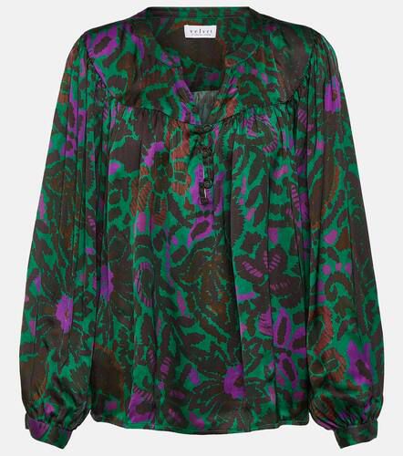 Velvet Reeve printed satin blouse - Velvet - Modalova