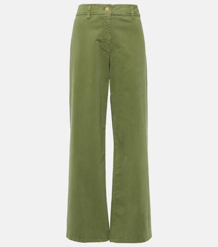 Megan high-rise cotton wide-leg pants - Nili Lotan - Modalova