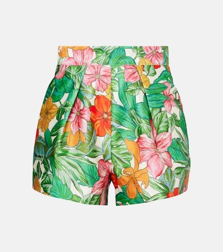 Amelia printed high-rise shorts - Alemais - Modalova
