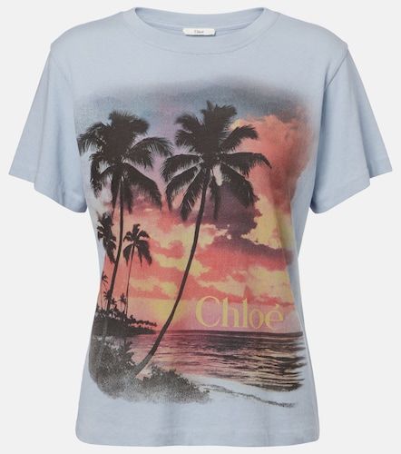 Chloé Camiseta de algodón estampada - Chloe - Modalova